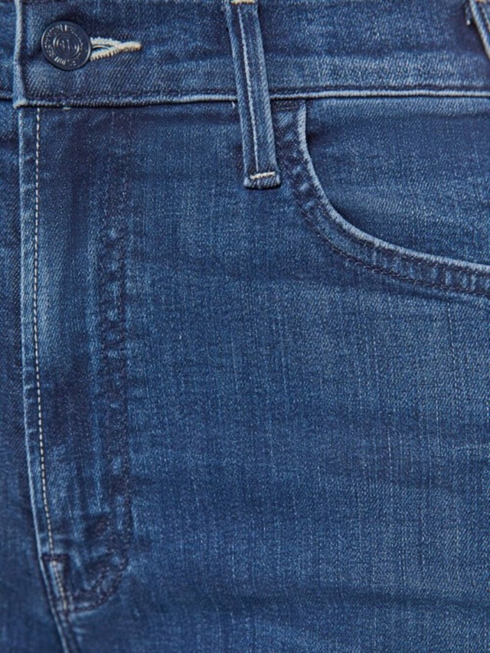 💕MOTHER💕 The Hustler Roller Sneak Jeans ~ Heirloom Blue 31 NWOT Wide Leg - Picture 6 of 16
